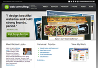 A great web design by ML Web Consulting, Los Angeles, CA: 