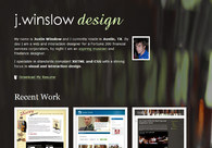 A great web design by j. winslow design | Justin Winslow, Austin, TX: 