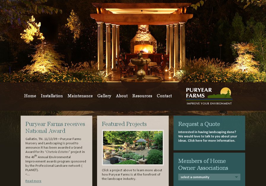 A great web design by Keystone, Nashville, TN: 