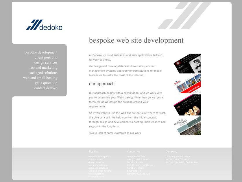 A great web design by Dedoko Ltd., Southampton, United Kingdom: 
