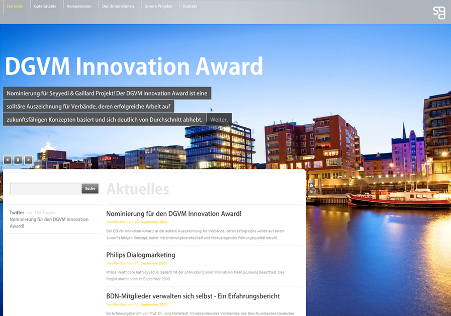 A great web design by Seyyedi & Gaillard, Hamburg, Germany: 