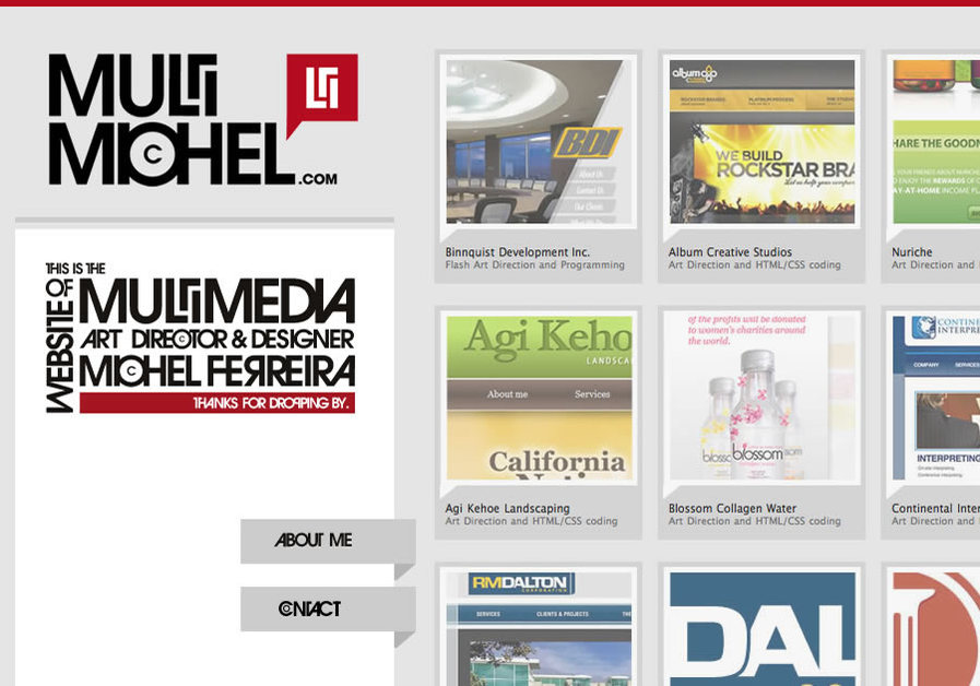 A great web design by MultiMichel, Orange County, CA: 