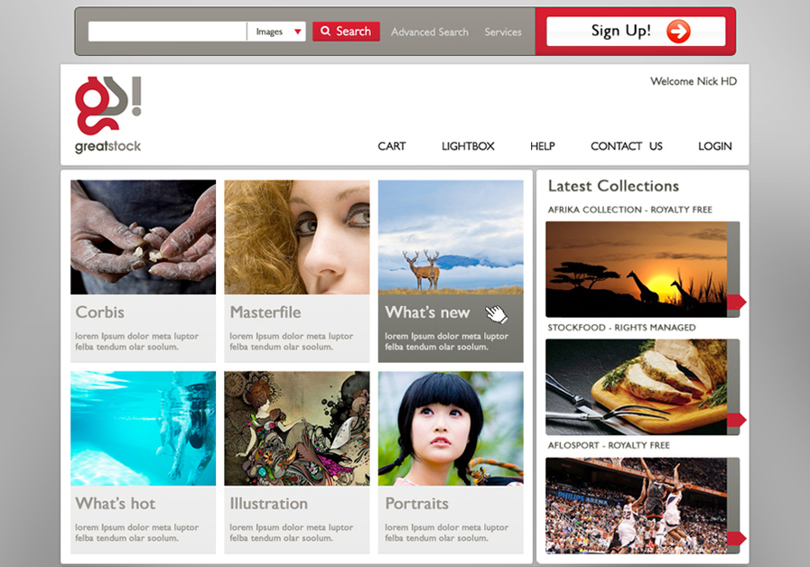 A great web design by Nick Hunt-Davis, Johannesburg, South Africa: 