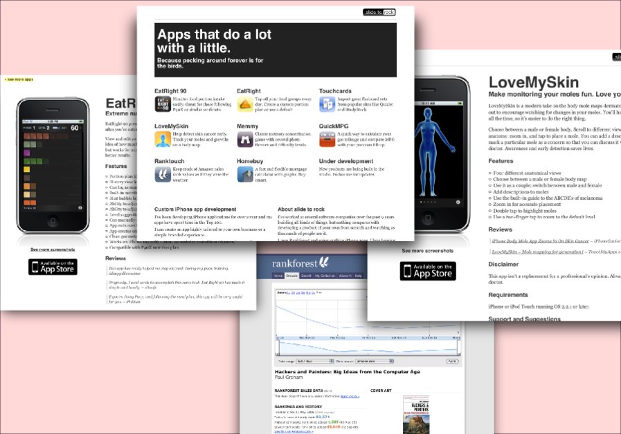 A great web design by (slide to [rock]), Atlanta, GA: 