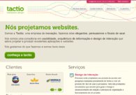 A great web design by Tactio Interaction Design, Rio de Janeiro, Brazil: 