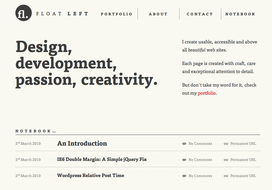 A great web design by Float Left, London, United Kingdom: 