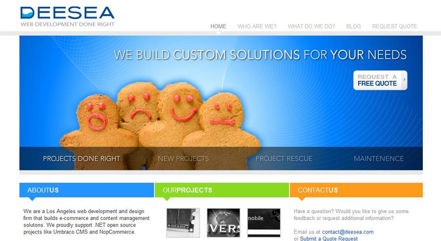 A great web design by Deesea Web Development, Los Angeles, CA: 