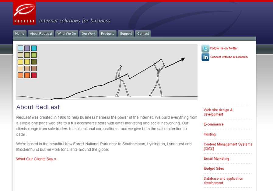 A great web design by RedLeaf, London, United Kingdom: 