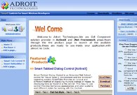 A great web design by Adroit Technologies, Ahmedabad, India: 