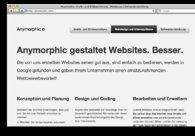A great web design by Anymorphic, Oldenburg in Niedersachsen, Germany: 