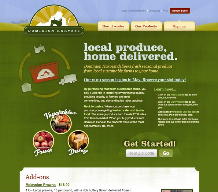A great web design by Top Dead Center Design, Richmond, VA: 