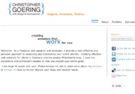 A great web design by Christopher Goering, Wilmington, DE: 