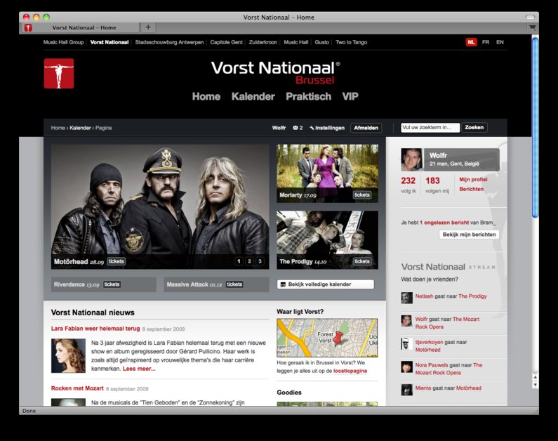 A great web design by Netlash, Gent, Belgium: 