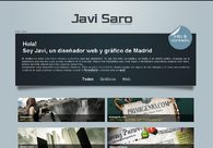 A great web design by Javi Saro, Madrid, Spain: 