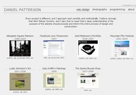 A great web design by Daniel Patterson, Providence, RI: 