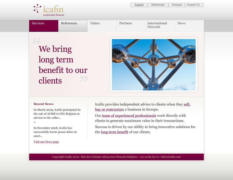 A great web design by Gregone, Brussels, Belgium: 