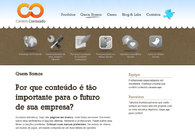 A great web design by Contém Conteúdo, Rio de Janeiro, Brazil: 