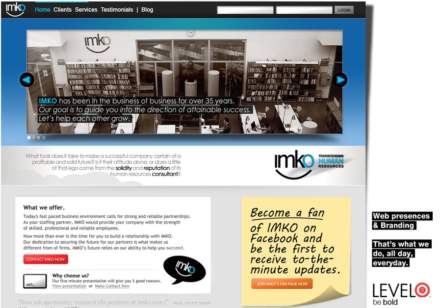 A great web design by Level9, Saint Joseph, MO: 