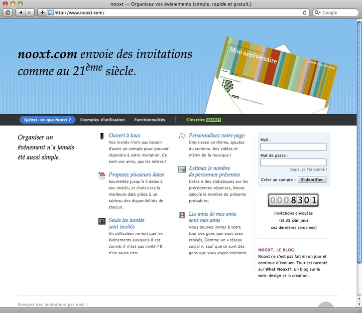 A great web design by 23h04, Paris, France: 