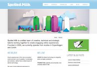 A great web design by Spoiled Milk, Copenhagen, Denmark: 
