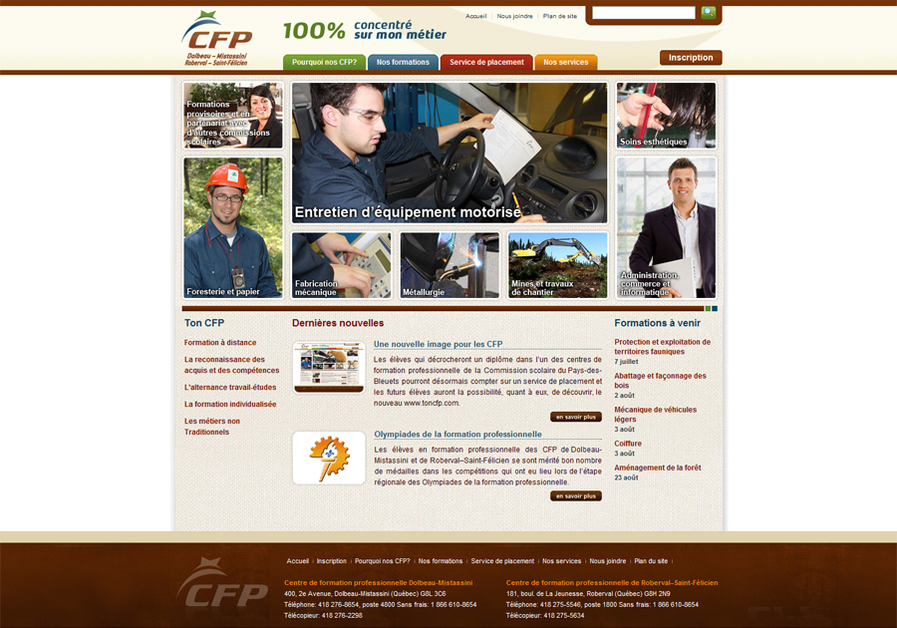 A great web design by TLMdesign, Saguenay, Canada: 