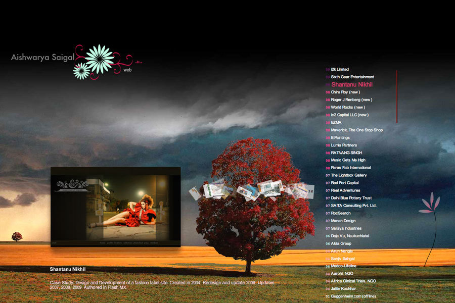 A great web design by Aishwarya Saigal, Dallas, TX: 