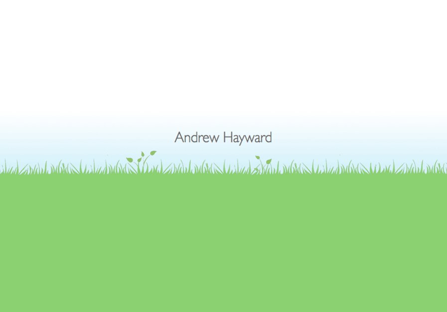 A great web design by Andrew Hayward, London, United Kingdom: 