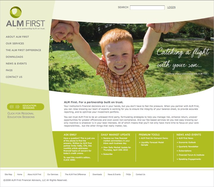 A great web design by OnMessage, Dallas, TX: 