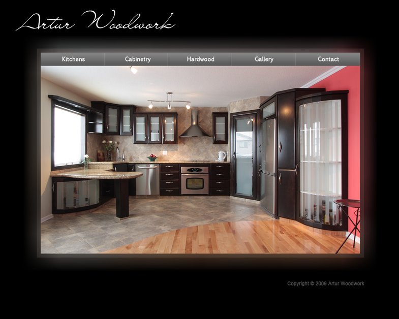 A great web design by Alisa Proshunina, Calgary, Canada: 