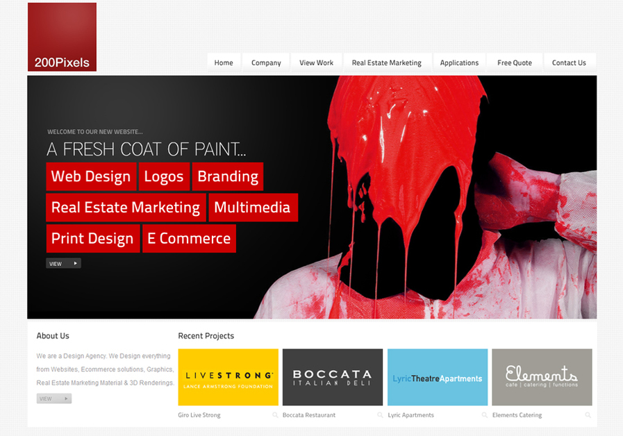 A great web design by 200 Pixels Interactive Media Agency, Melbourne, Australia: 