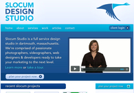 A great web design by Slocum Design Studio, Boston, MA: 