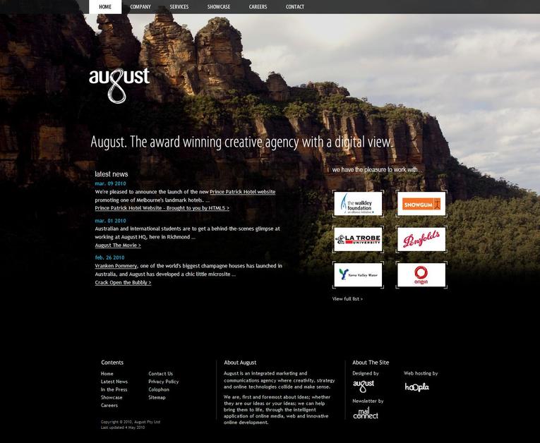 A great web design by August, Melbourne, Australia: 