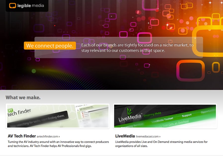 A great web design by Legible Media, Dallas, TX: 