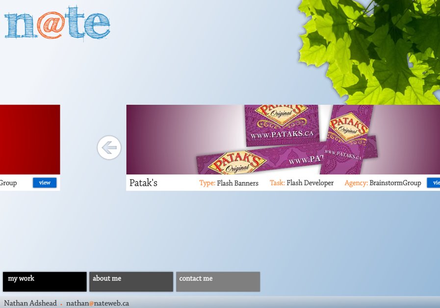 A great web design by n@te, Toronto, Canada: 