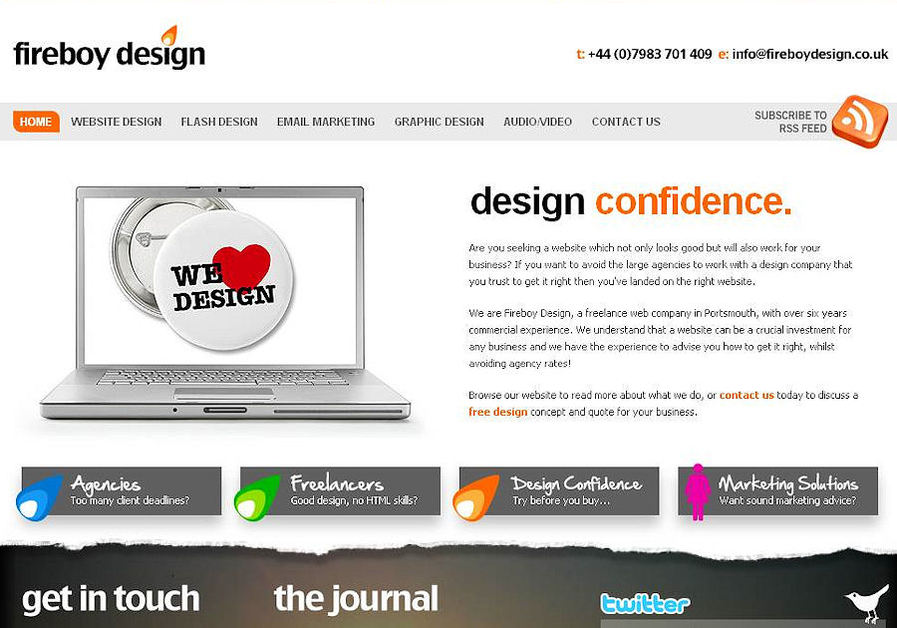 A great web design by Fireboy Design, Portsmouth, United Kingdom: 