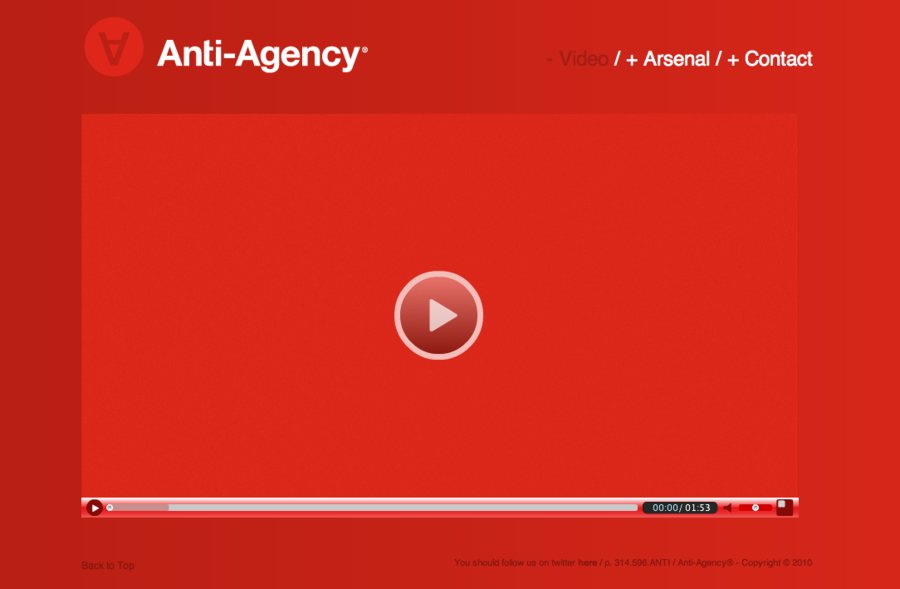 A great web design by Anti-Agency, St Louis, MO: 