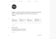 A great web design by Things, Brussels, Belgium: 