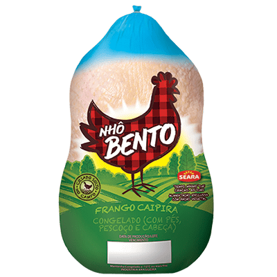 Frango Inteiro Caipira Cong. Nhô Bento
