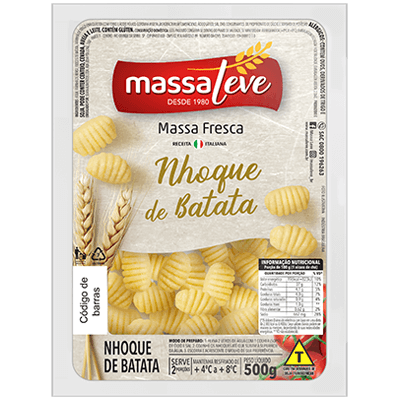 Nhoque Massa Leve 500g
