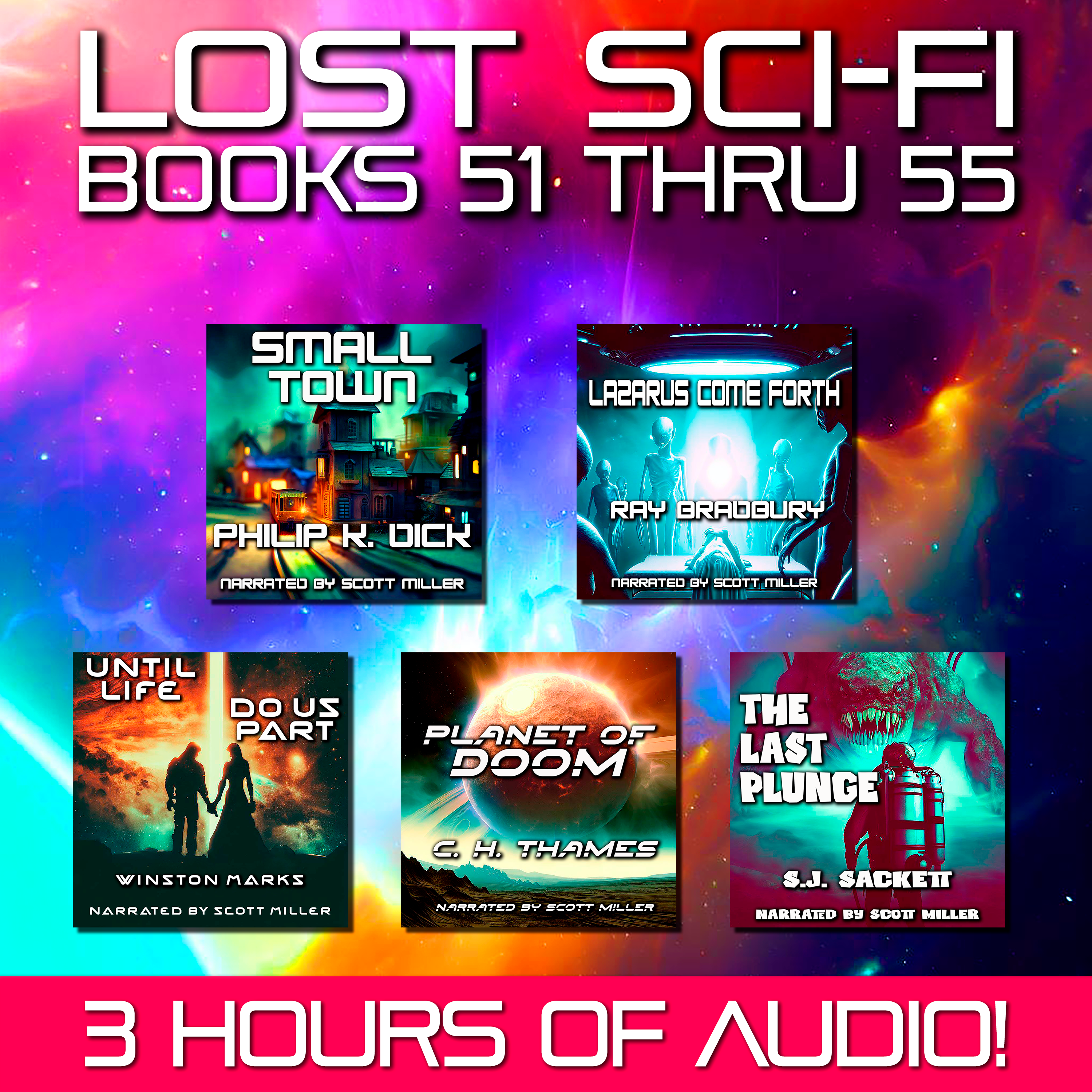 Lost Sci-fi Books 51 thru 55