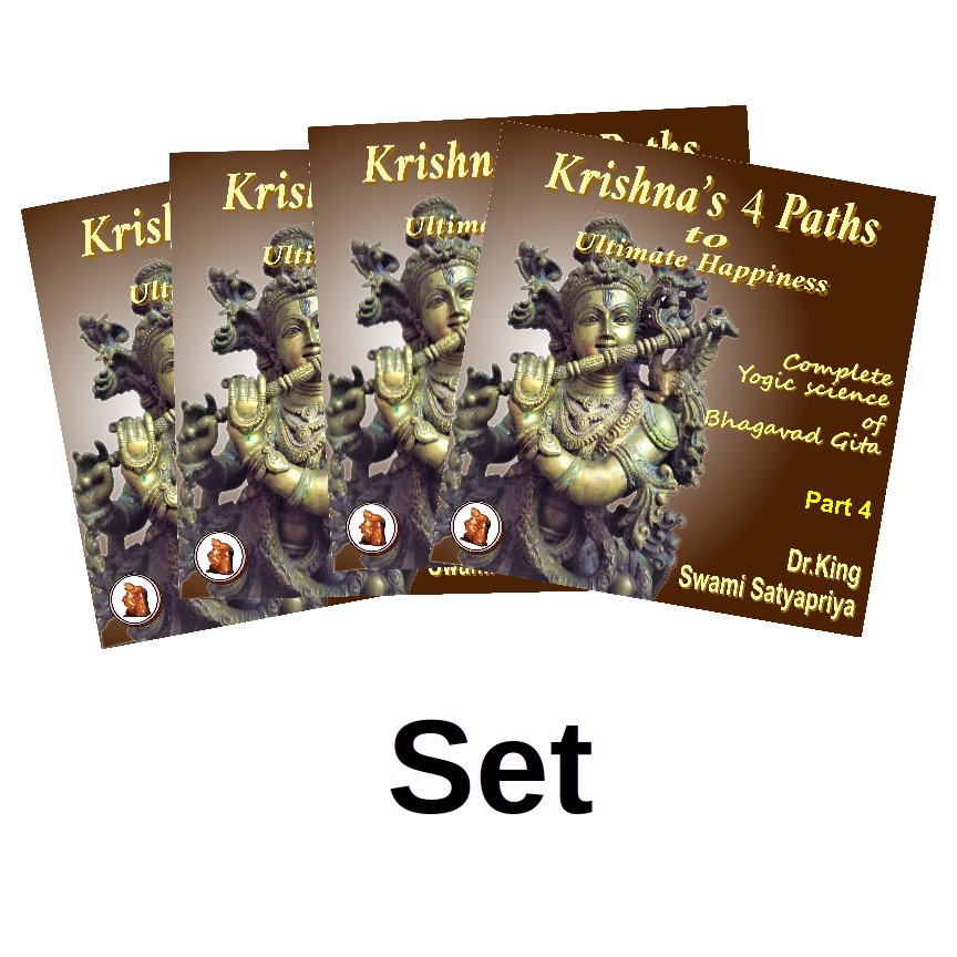 Krishna's 4 paths (set of 4)