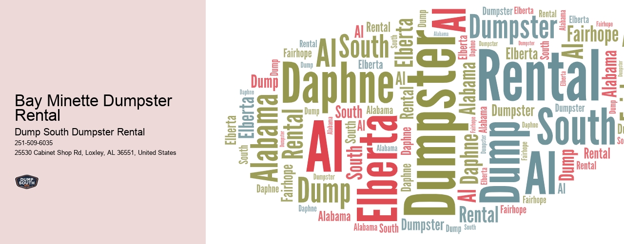 Bay Minette Dumpster Rental