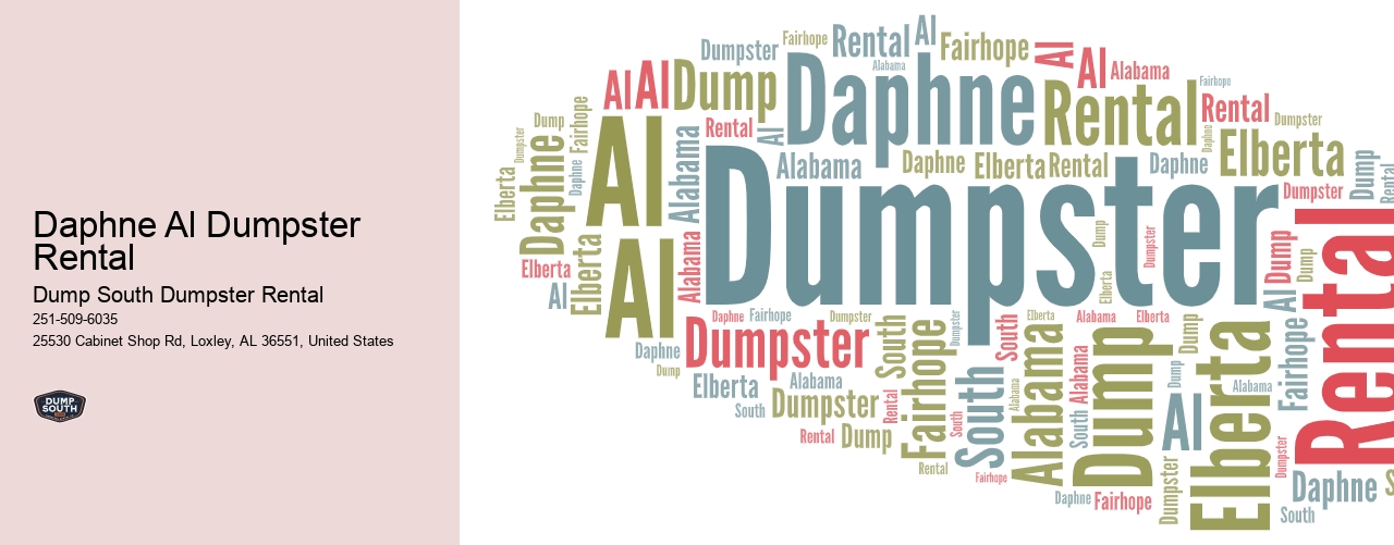 Daphne Al Dumpster Rental