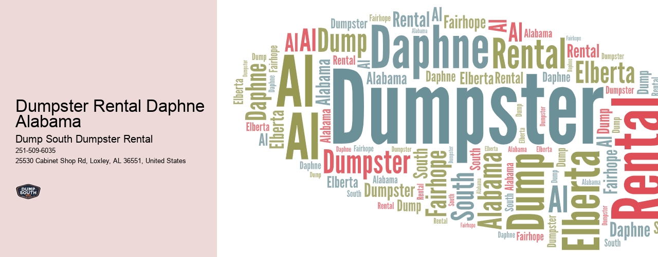 Dumpster Rental Daphne Alabama