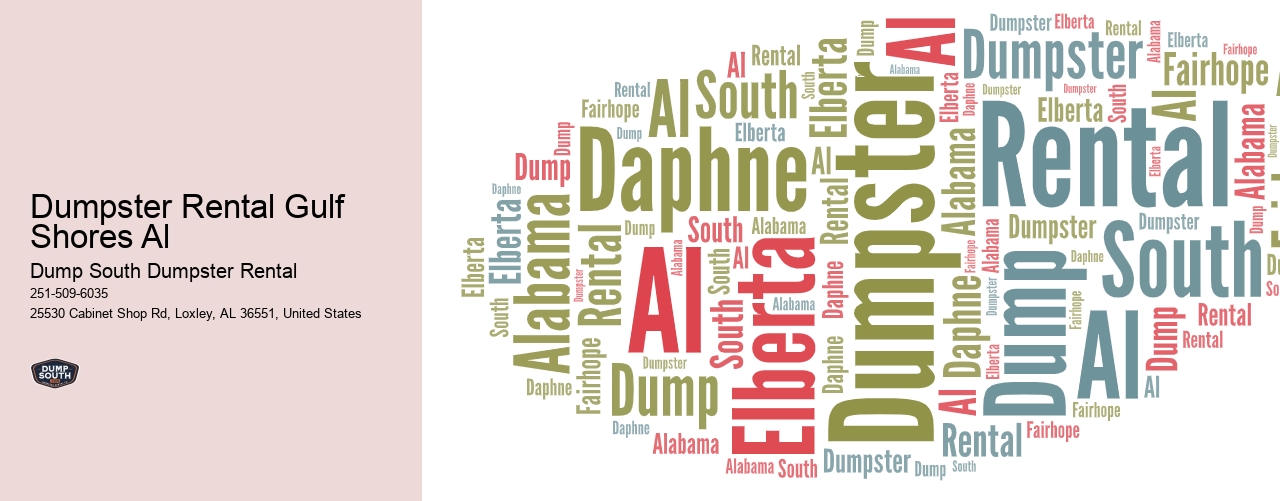 Dumpster Rental Gulf Shores Al