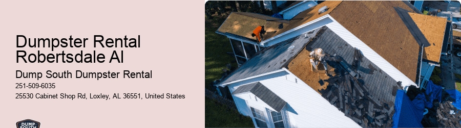 Dumpster Rental Robertsdale Al