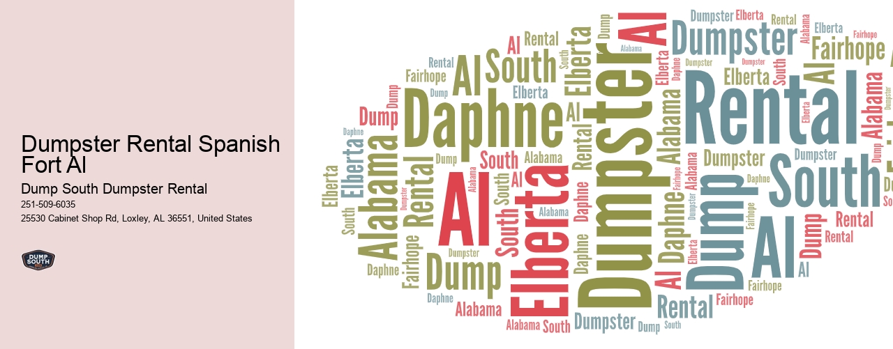 Dumpster Rental Spanish Fort Al