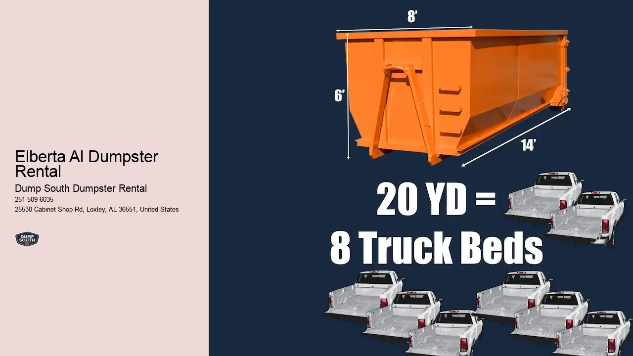 Elberta Al Dumpster Rental