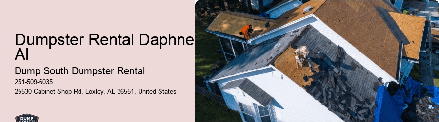 Dumpster Rental Daphne Al