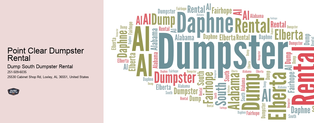 Point Clear Dumpster Rental